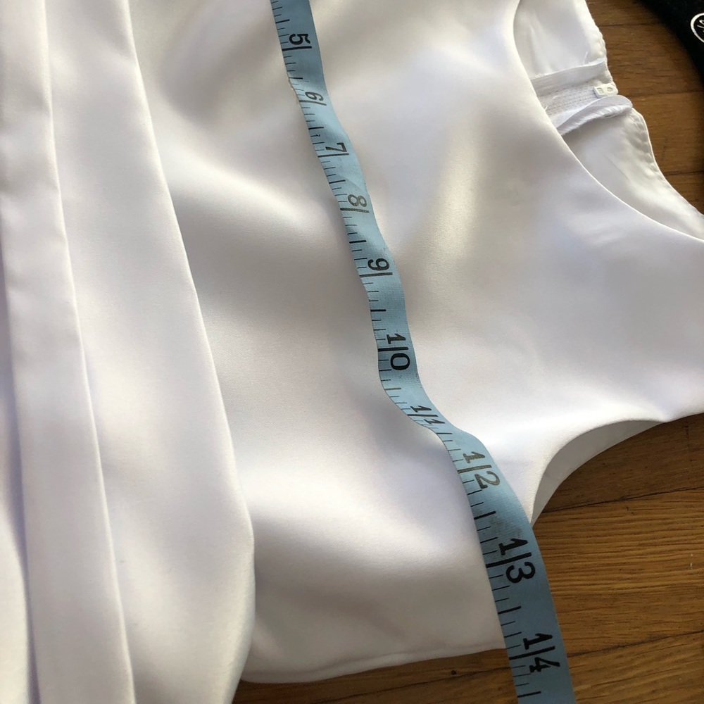 Beautiful solid white girls dress WONDER GIRL size 8 communion flower girl - Picture 11 of 12